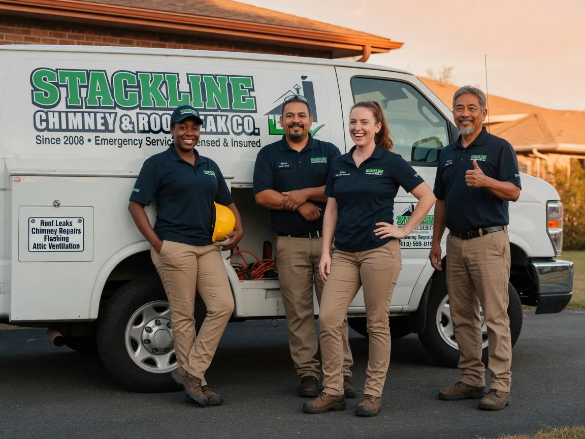 Chimney flashing repair company in Gorham, KS
